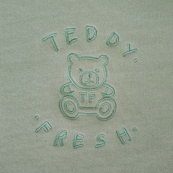 Teddy Fresh Women's Pastel Colorblock Hoodie Size Medium - Picture 4 of 9